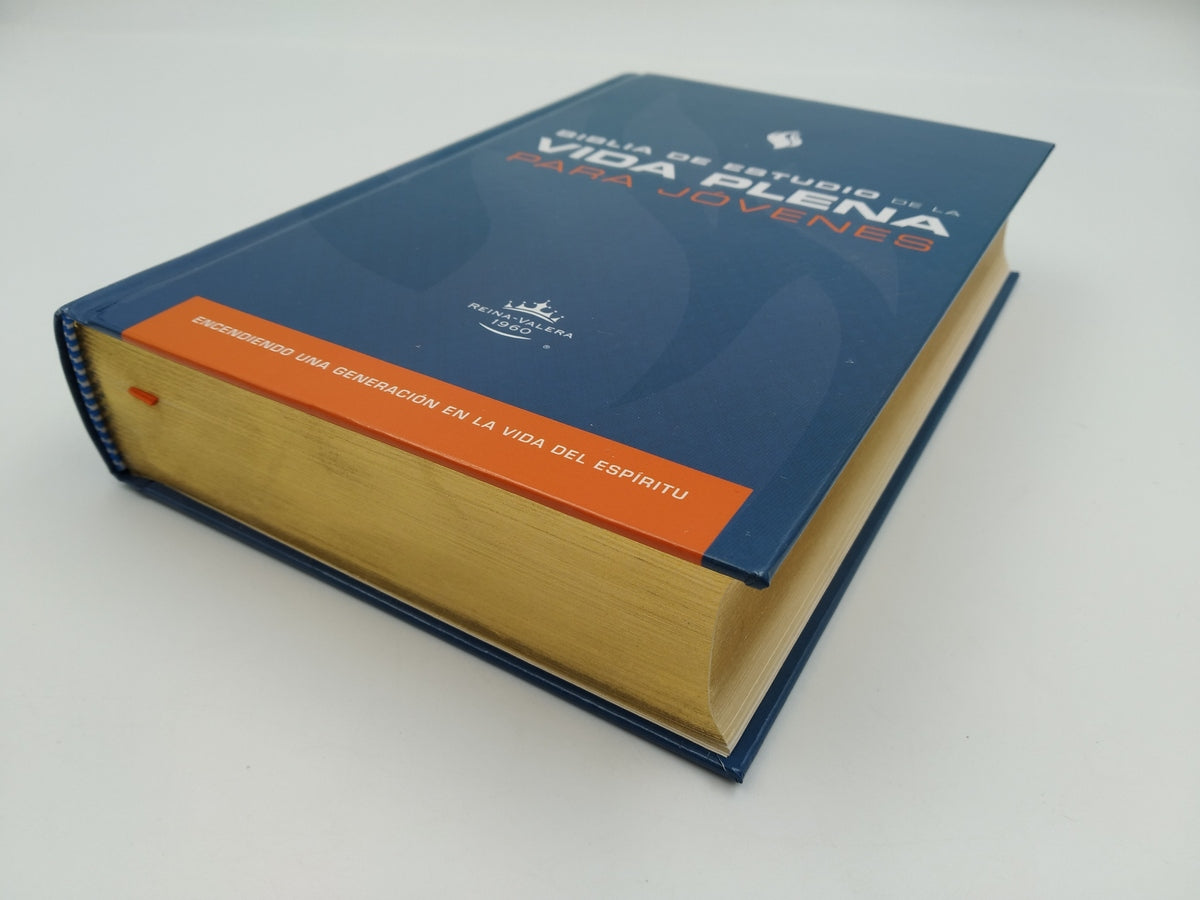Biblia de Estudio Vida plena para jóvenes tapa dura Reina Valera 1960