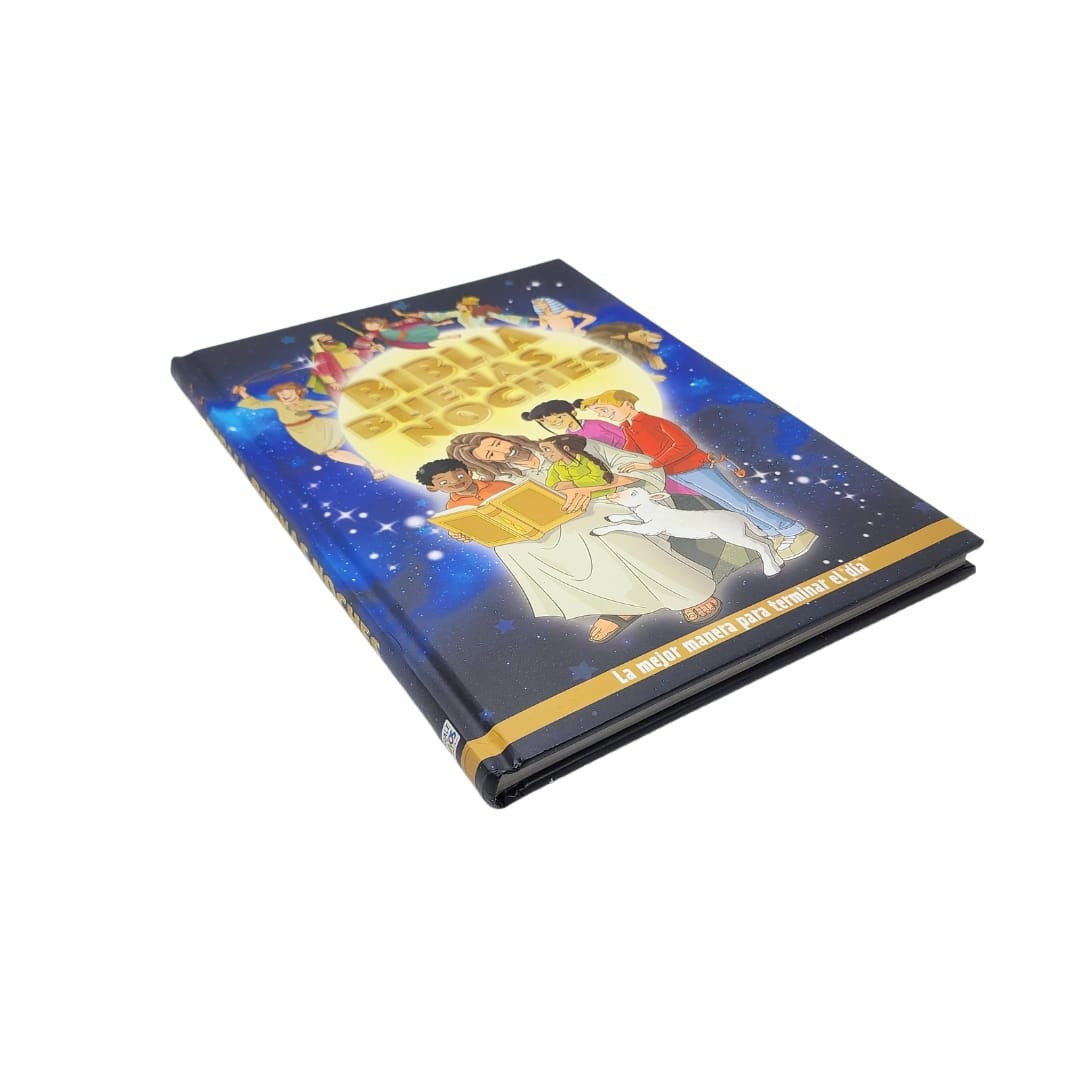 Biblia Buenas Noches para niños tapa dura 5-9 años