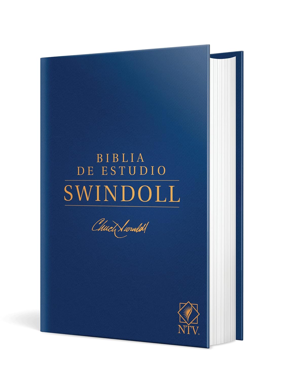 Biblia de estudio Swindoll NTV, Tapa dura, Azul