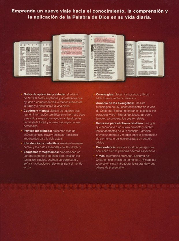 Biblia de estudio diario vivir Reina Valera 1960 con índice