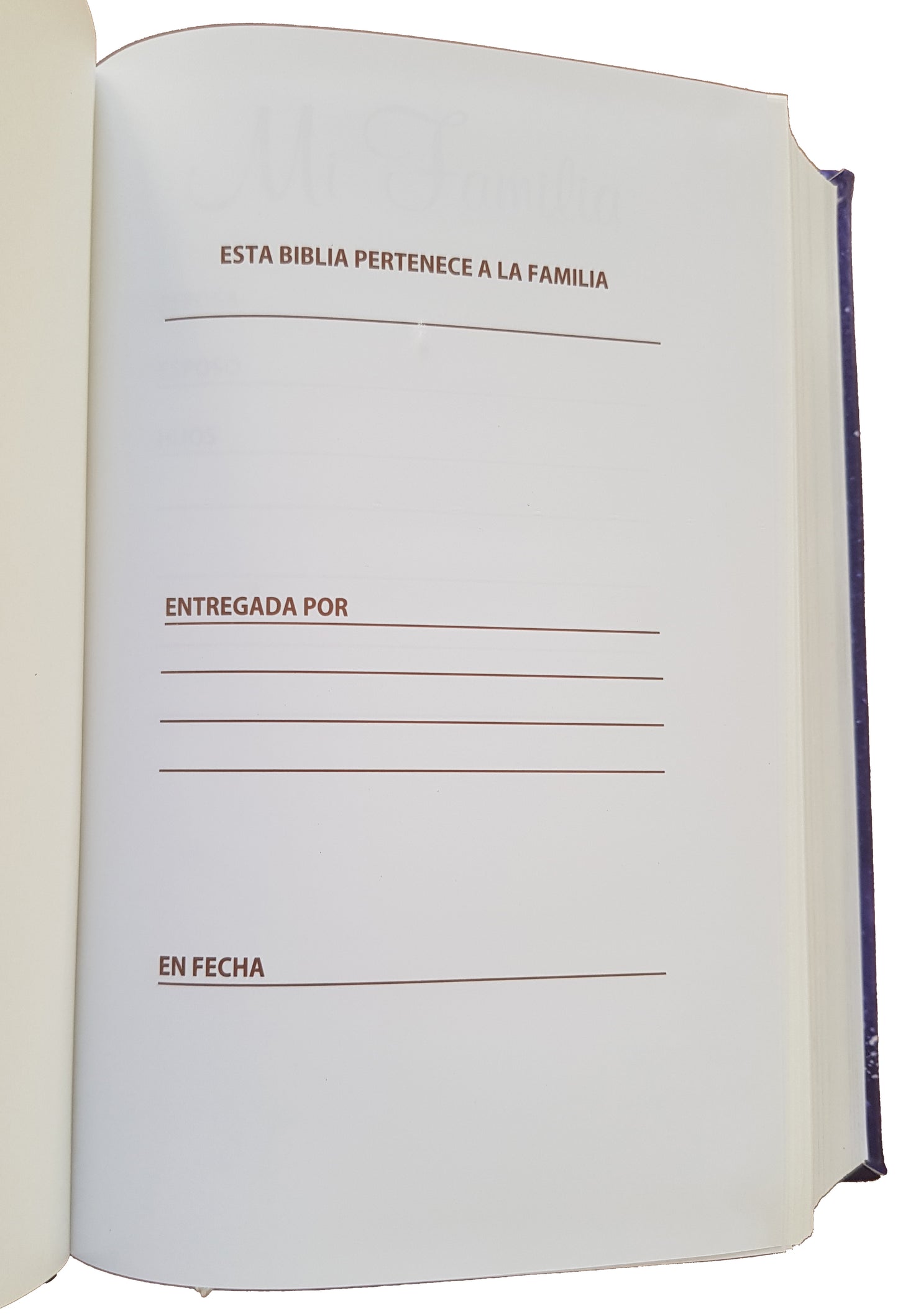 Biblia para la familia TLA regalo bodas