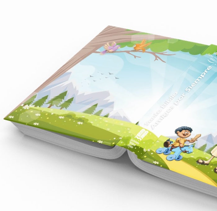 Biblia para niños Amigos por Siempre Reina Valera 1960 Tapa Dura