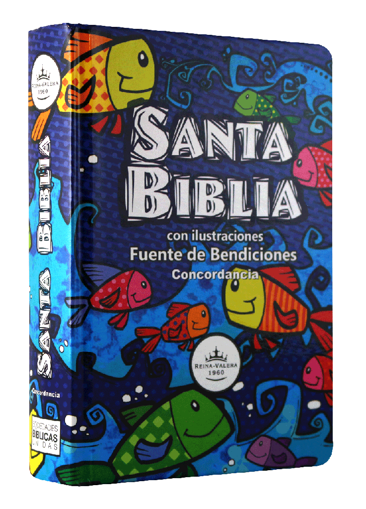 Biblia Ilustrada para niños Reina Valera 1960 tapa dura