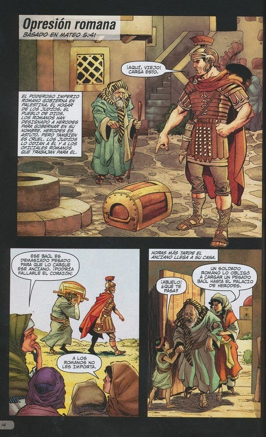 Biblia En Acción Comic Ilustrada Tapa Dura