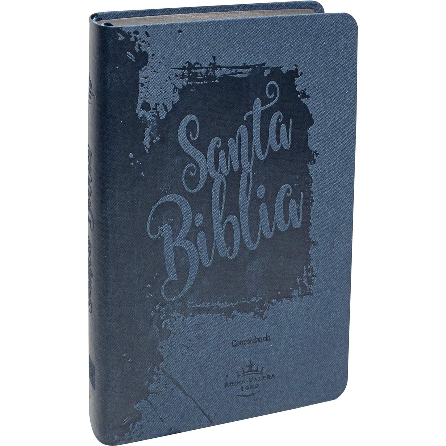 Biblia Reina Valera 1960 Letra grande indice color azul