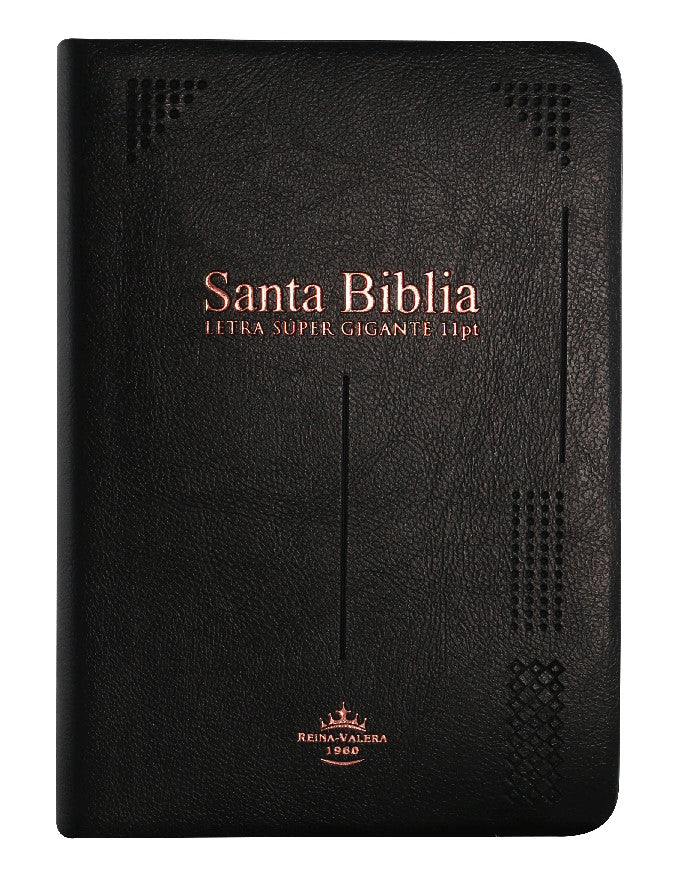 Biblia Reina Valera 1960 Chica Letra Grande Vinil Negro