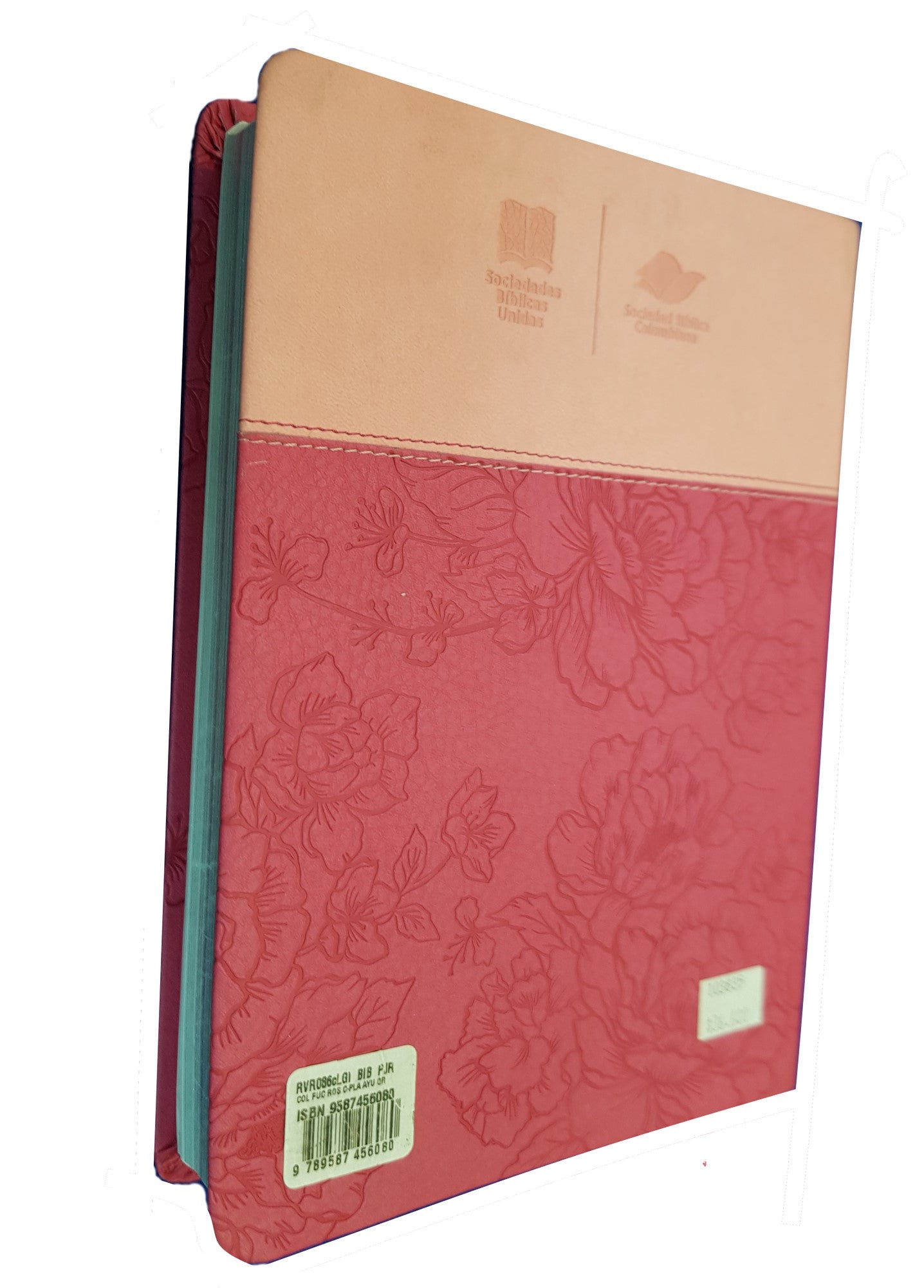 Biblia Reina Valera 1960 Letra gigante – Bicolor fucsia / rosado sin cierre