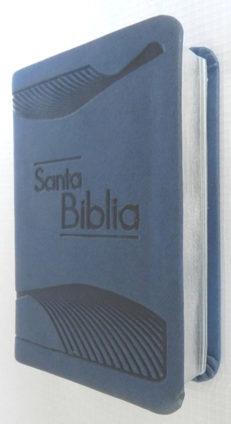 Biblia minibolsillo RVR1960 azul