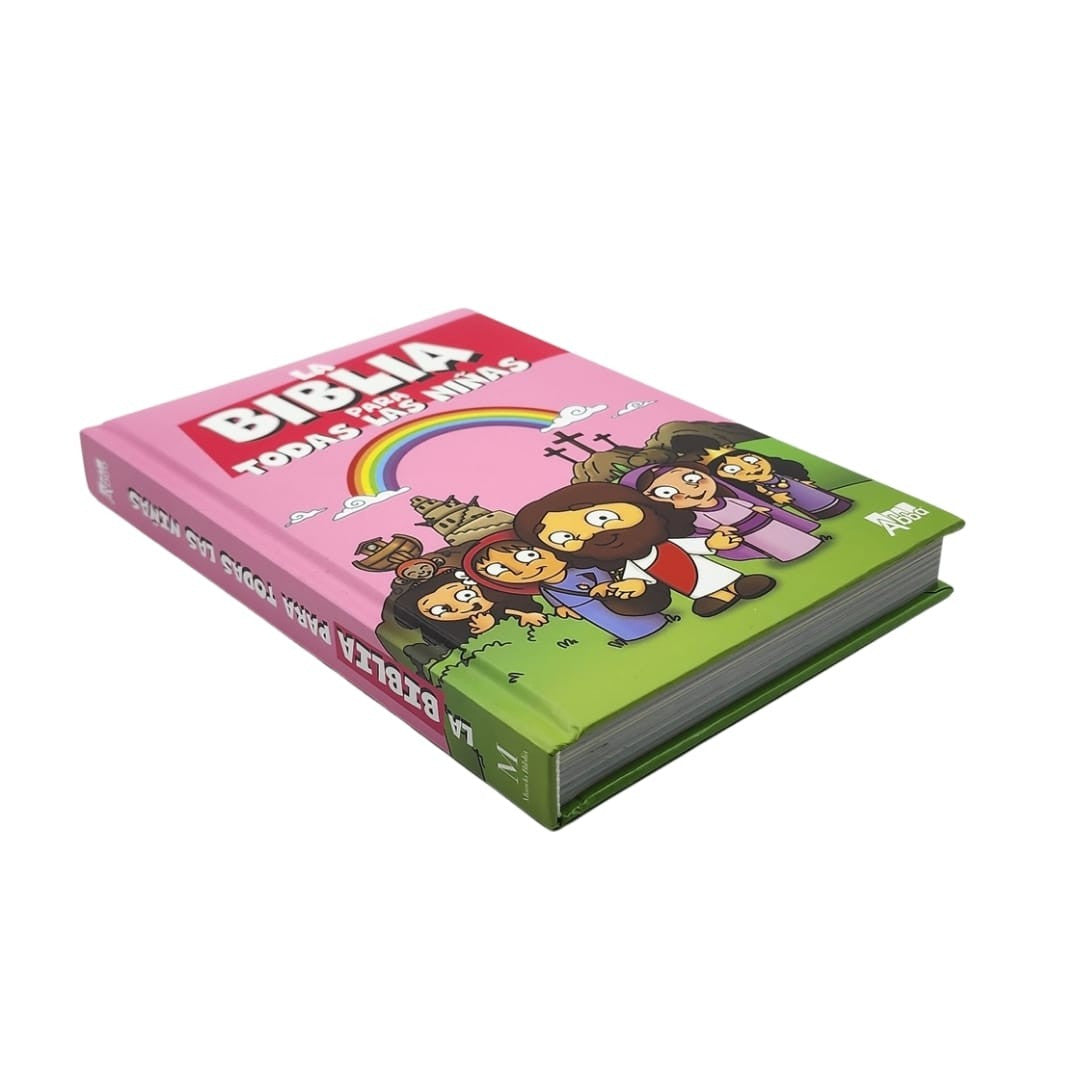 La Biblia para todos los niñas rosado ilustrada