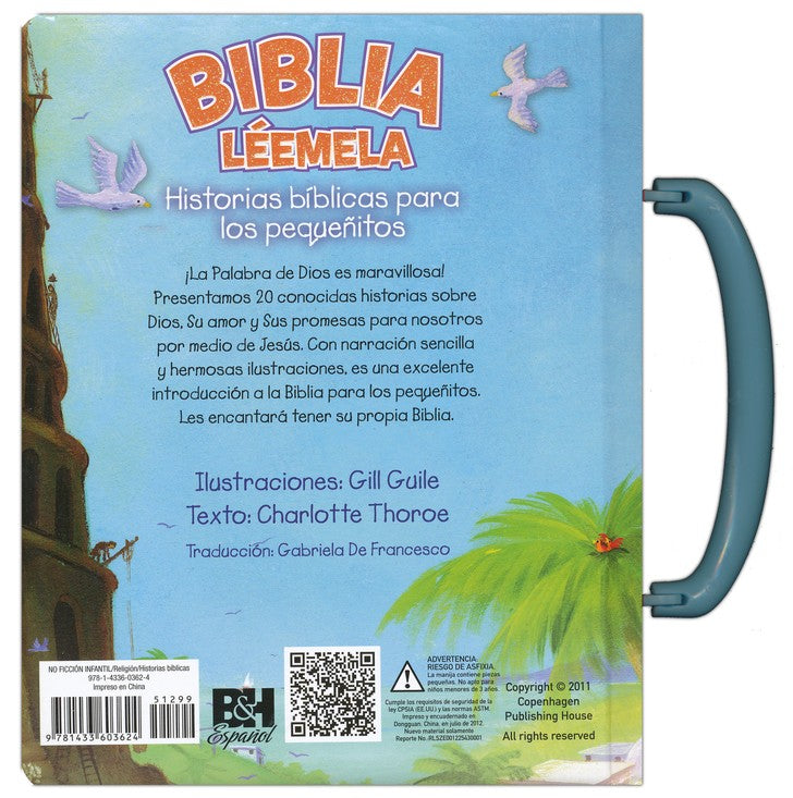 Biblia Léemela: Historias bíblicas para los pequeñitos - 0 a 4 años