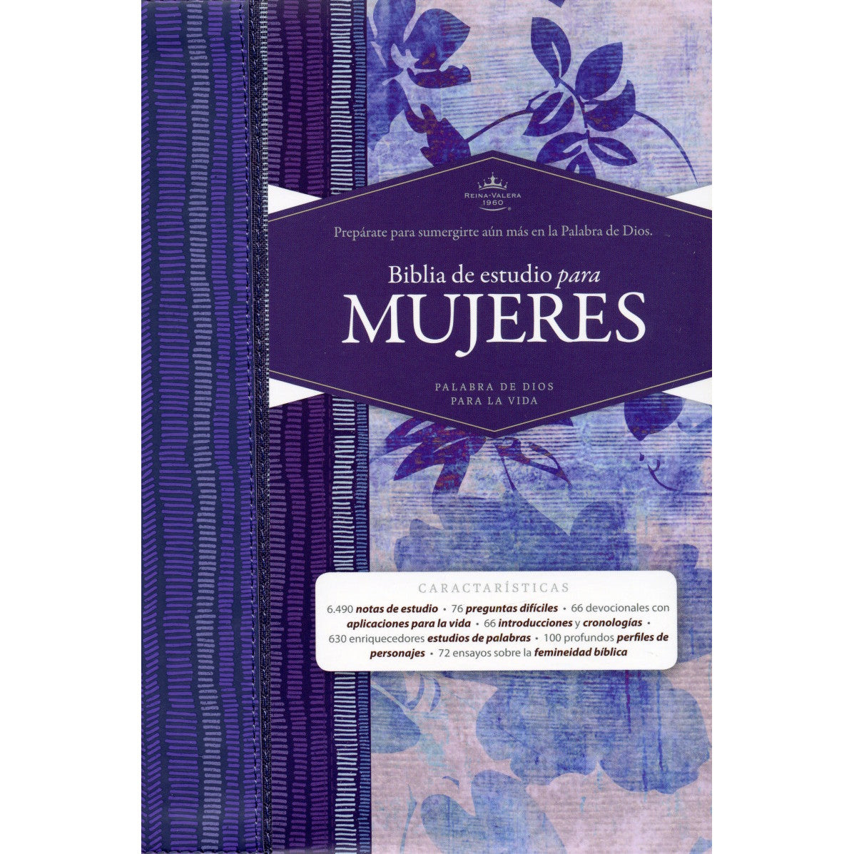 Biblia RVR 1960 de Estudio Mujeres Tapa Dura Azul