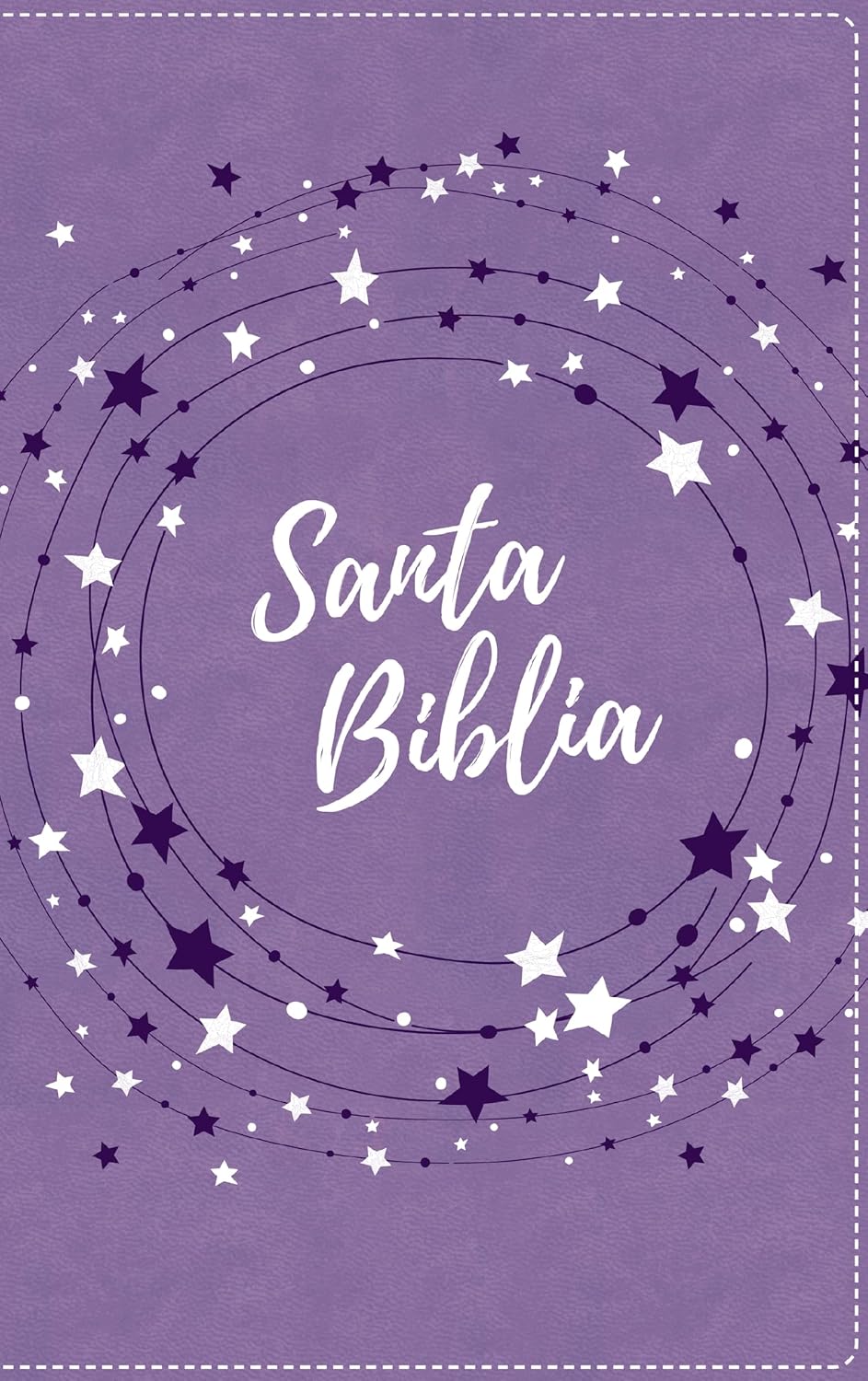 Biblia para niños NVI2022, lavanda estrellas
