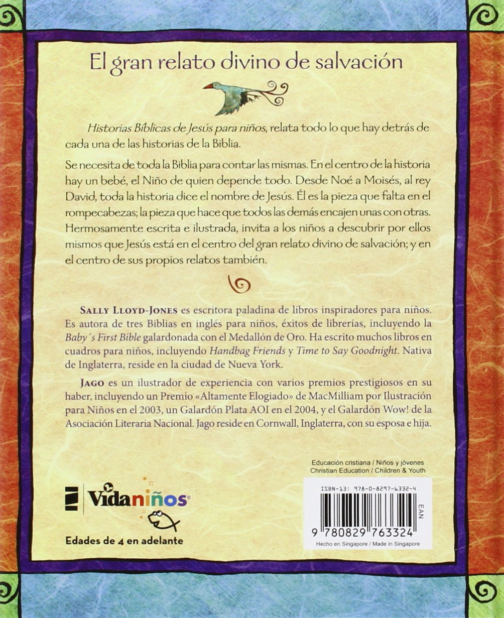 Libro Historias Bíblicas de Jesús para niños