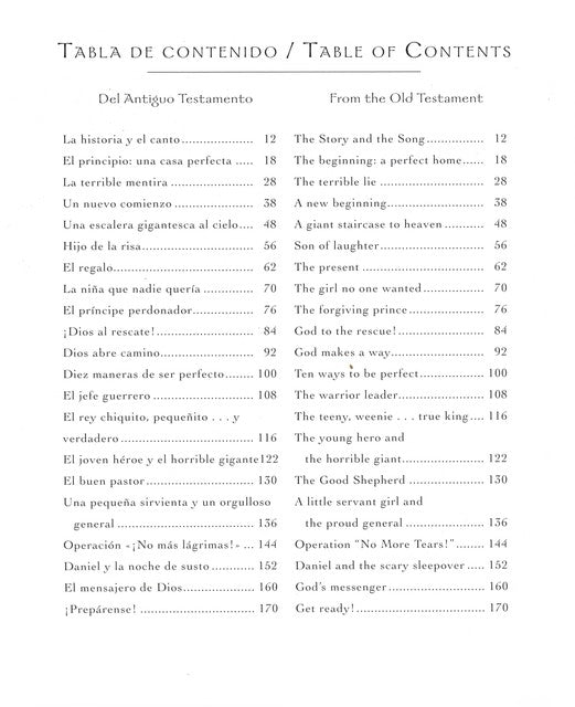 Libro Biblia para niños, Historias de Jesús Español Inglés