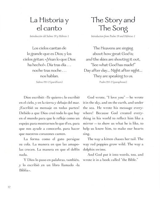 Libro Biblia para niños, Historias de Jesús Español Inglés