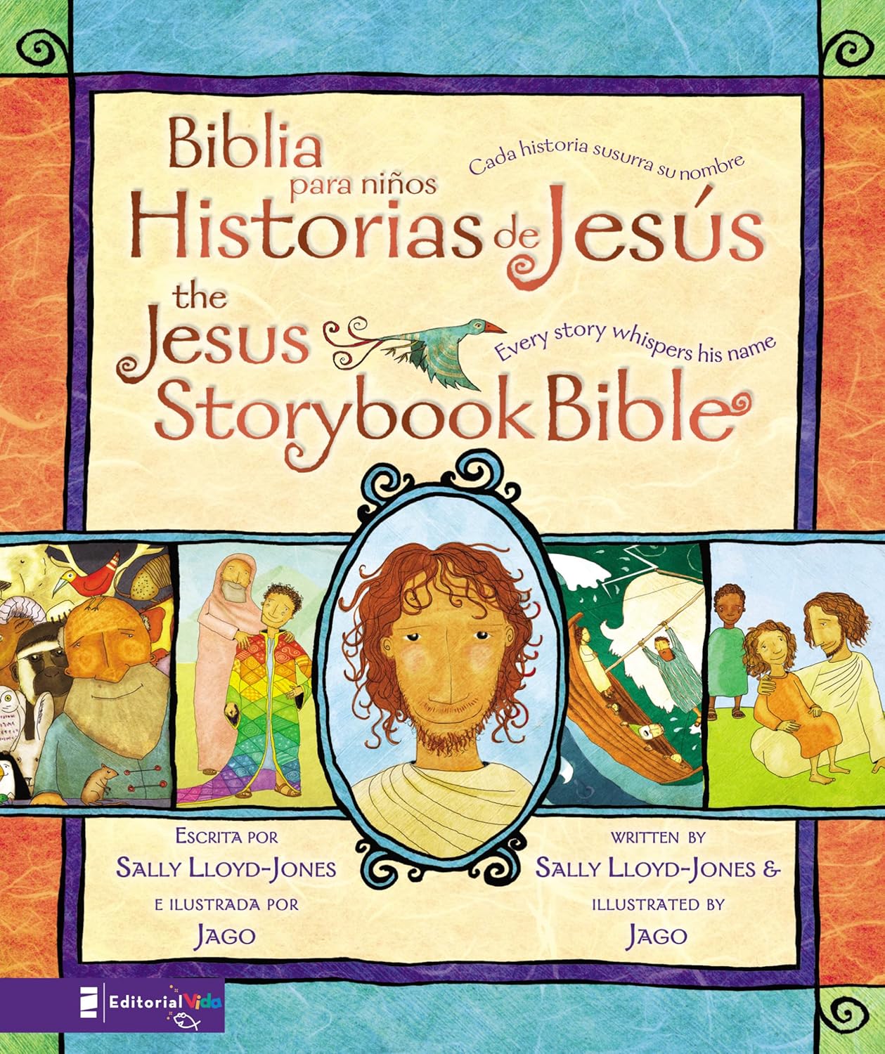 Libro Biblia para niños, Historias de Jesús Español Inglés