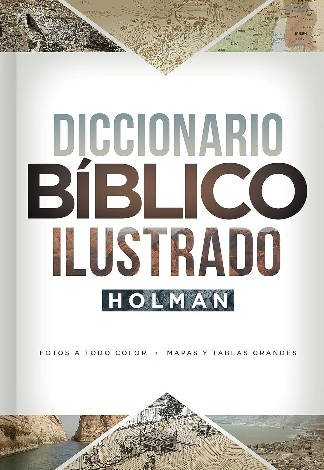 Libro Diccionario Bíblico Ilustrado Holman tapa dura