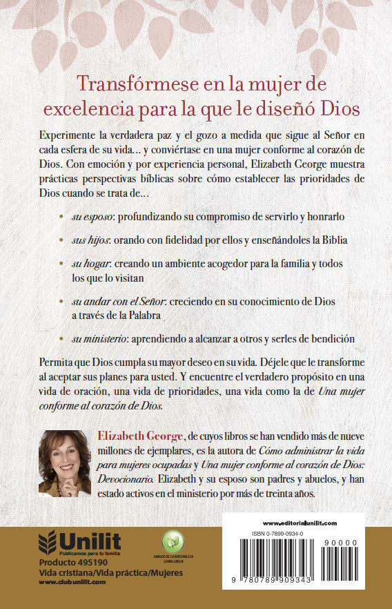 Libro Una mujer conforme al corazón de Dios – Elizabeth George