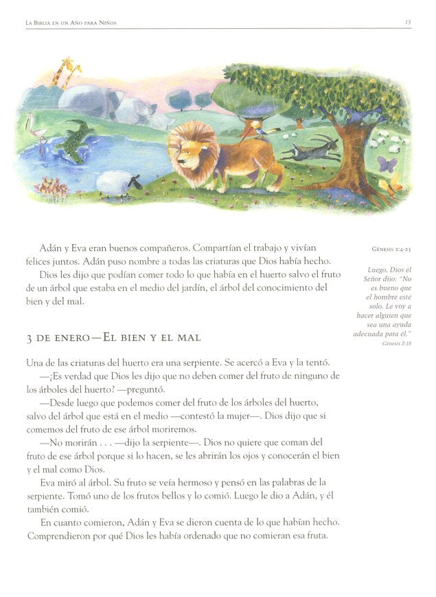 Libro La Biblia en un año para niños