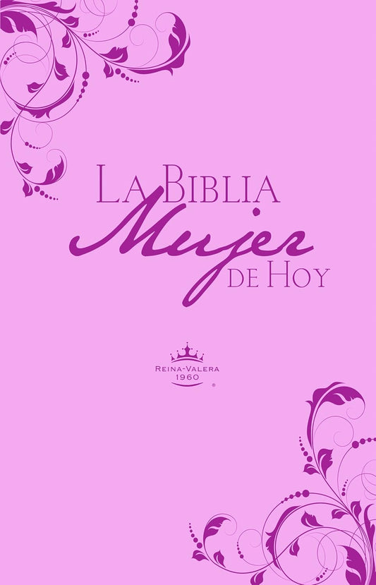 Biblia Mujer de Hoy 10 puntos imitiación piel rosa