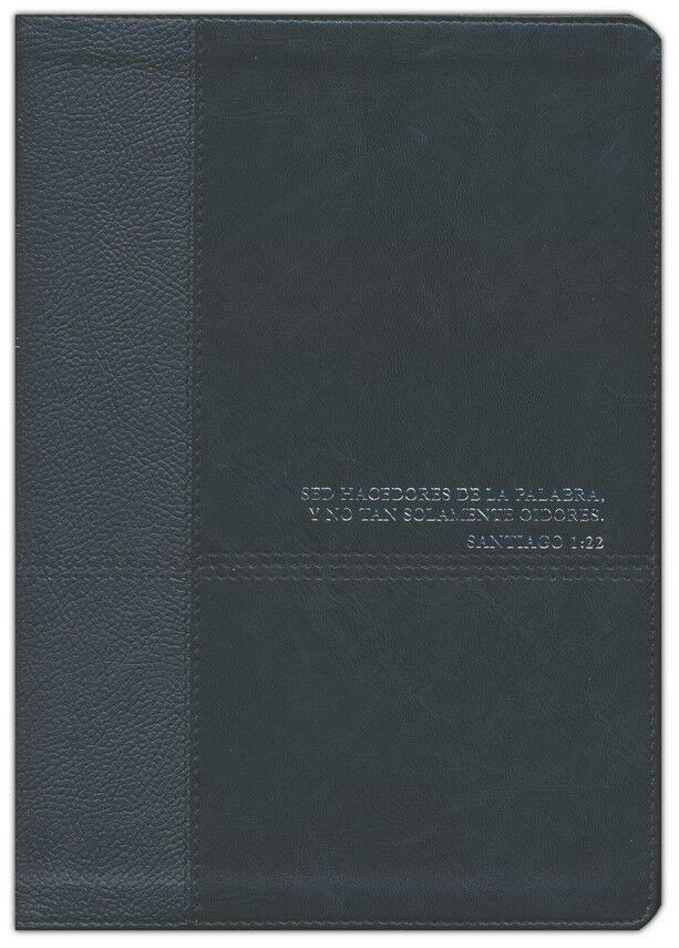 Biblia de estudio del diario vivir RVR60 (SentiPiel, Negro/Ónice