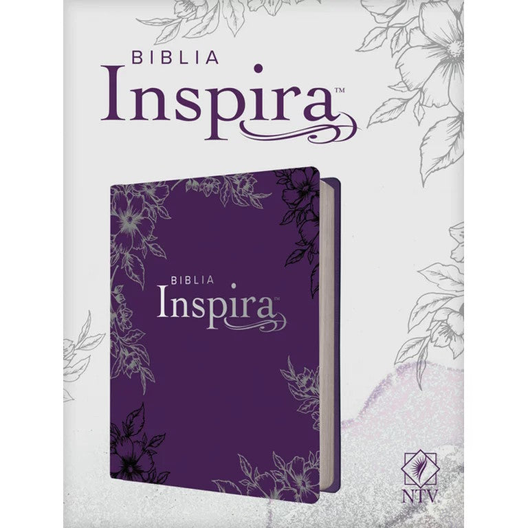 Biblia Ntv Inspira Lavanda Simil Piel, Inspira Creatividad