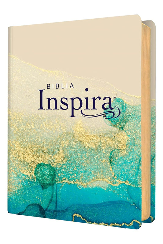 Biblia Ntv Inspira Oro Simil Piel, Insipira Creatividad