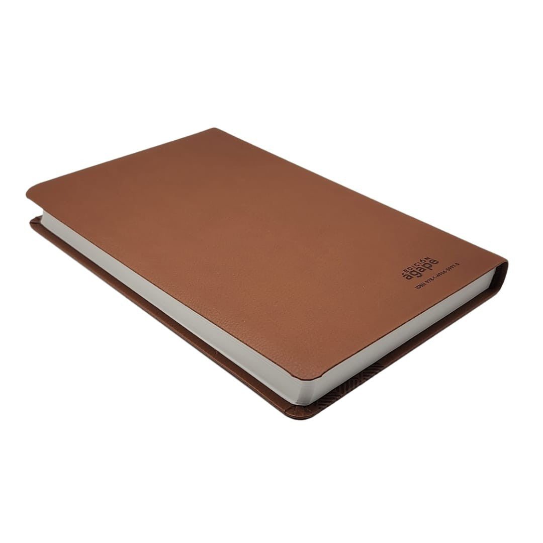 Santa Biblia NTV, Edición ágape, SentiPiel, Café