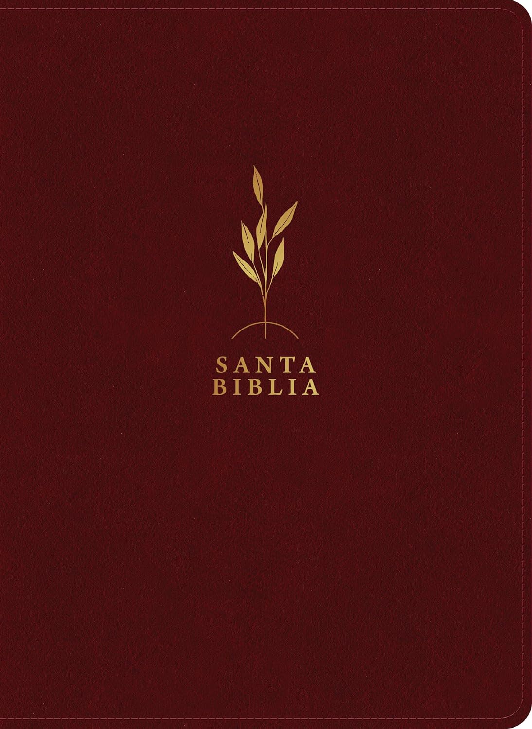 Biblia de estudio del diario vivir RVR60, letra grande, SentiPiel, Vino tinto