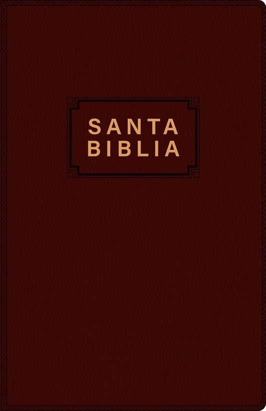 Santa Biblia NTV, Edición premio y regalo Vinil, Vino tinto, Letra Roja