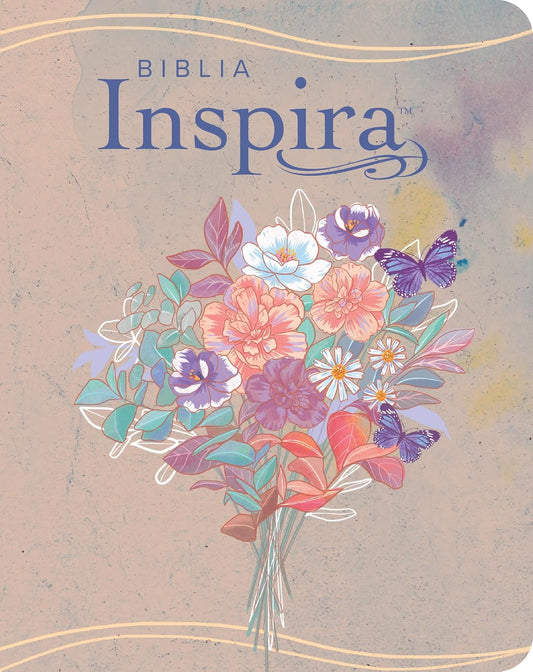 Biblia Inspira NTV con Filament (SentiPiel, Acuarela rosa)