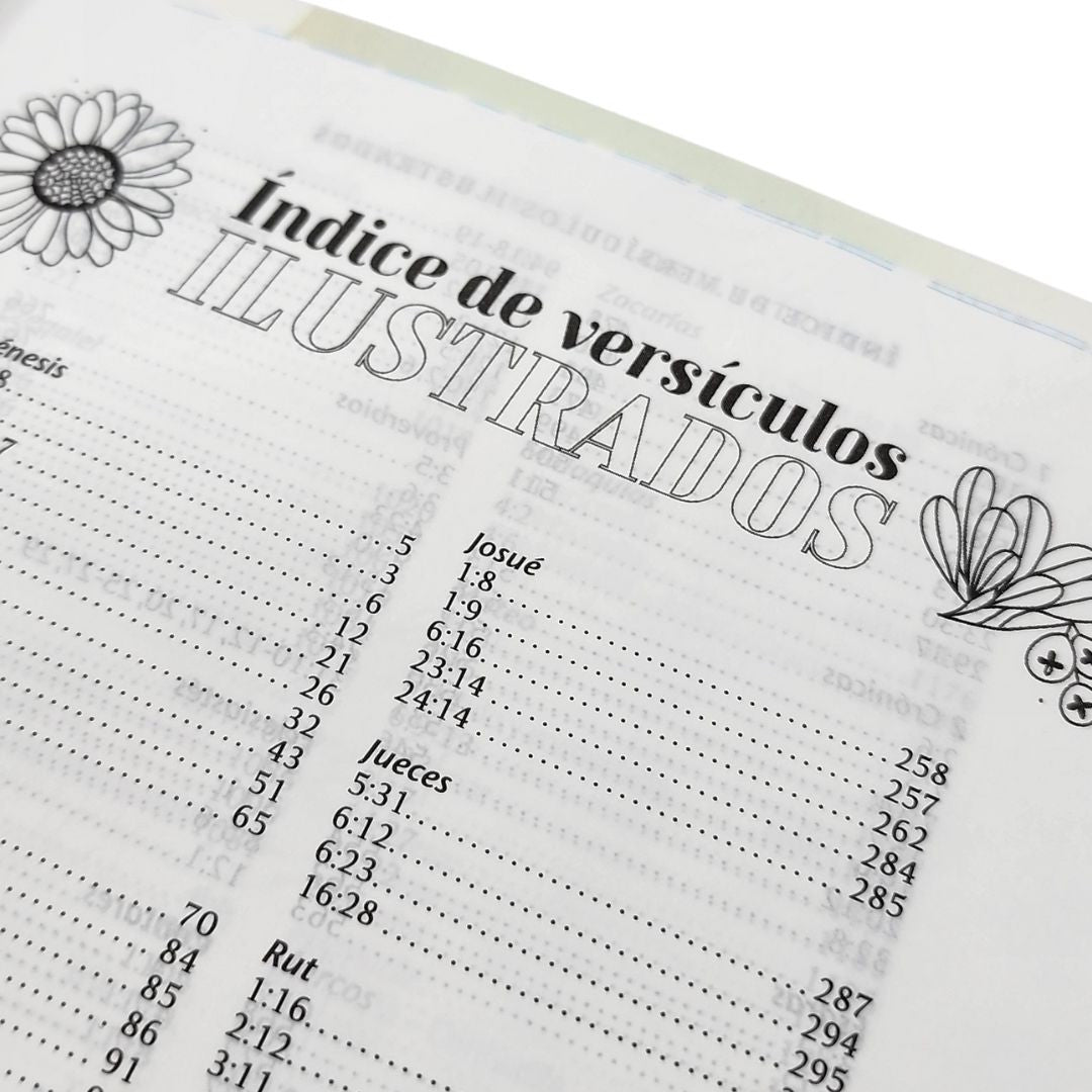Biblia Inspira NTV con Filament Sentipiel Paraiso Floral