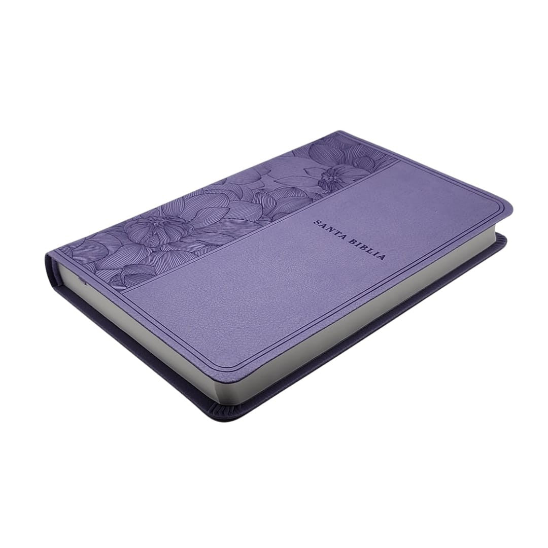 Biblia valor prémium NTV con Filament (SentiPiel, Púrpura)