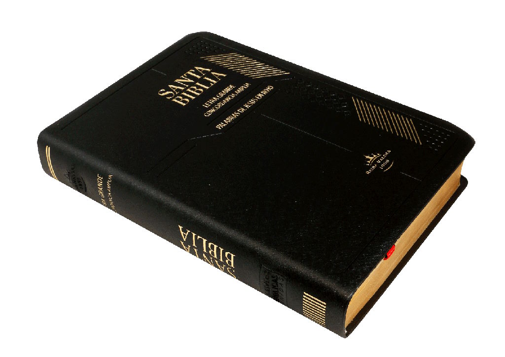 Reina Valera 1960 concordancia letra grande indice vinil negro