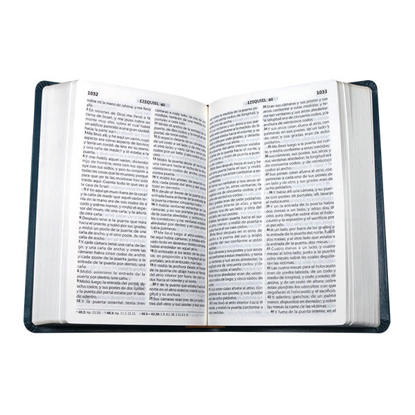 Biblia Reina Valera 1960 Mediana Letra Grande Imitación Piel Turquesa Oscuro
