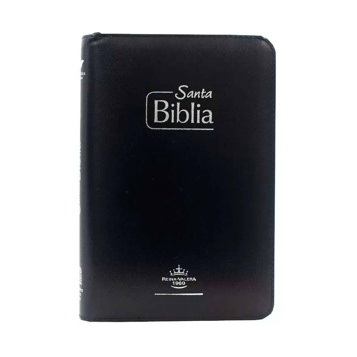 Biblia Reina Valera 1960 letra grande cierre color negro