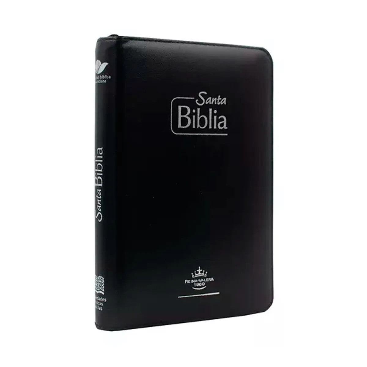 Biblia Reina Valera 1960 letra grande cierre color negro
