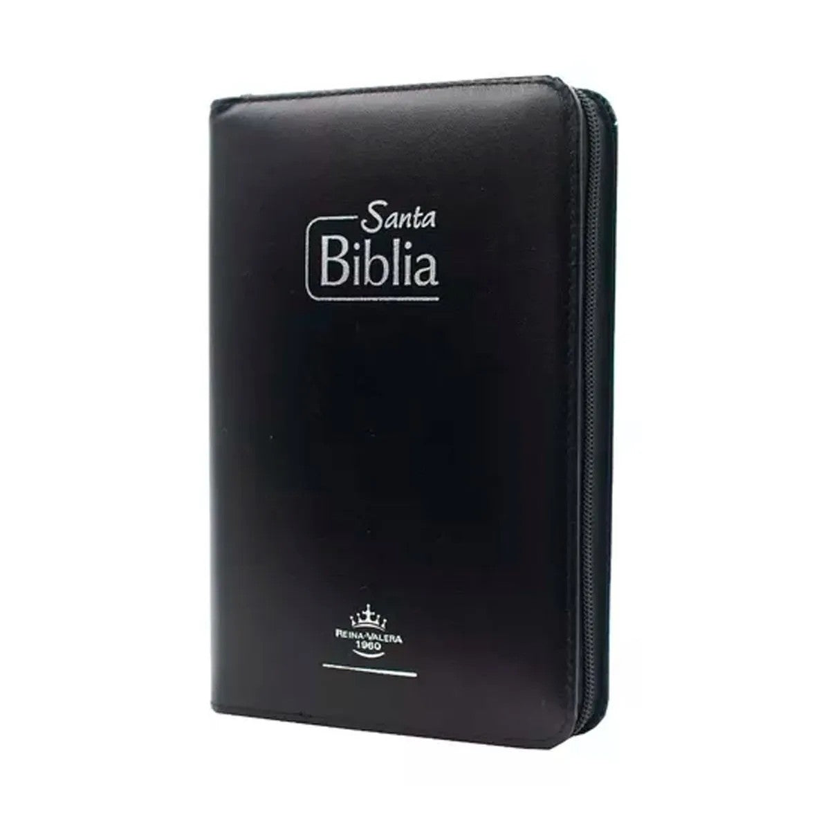 Biblia Reina Valera 1960 letra grande cierre color negro