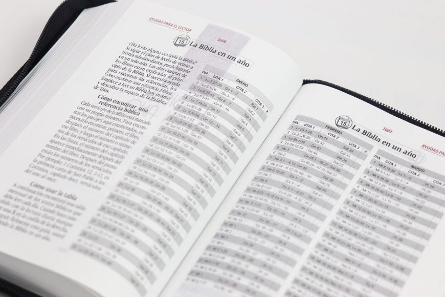 Biblia Reina Valera 1960 letra grande cierre color negro
