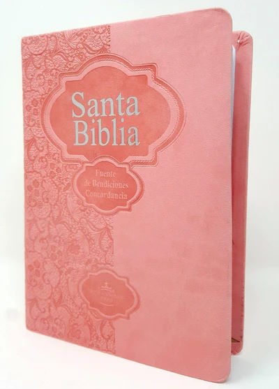 Biblia RVR1960 mediana rosa concordancia