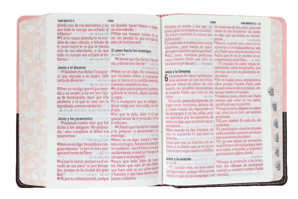 Reina Valera 1960 Compacta Índice Marrón Café 11 puntos