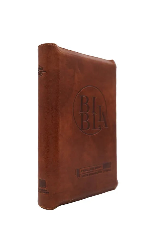 Biblia RVR60 Letra Grande 14 pts con ayudas Digitales - Café