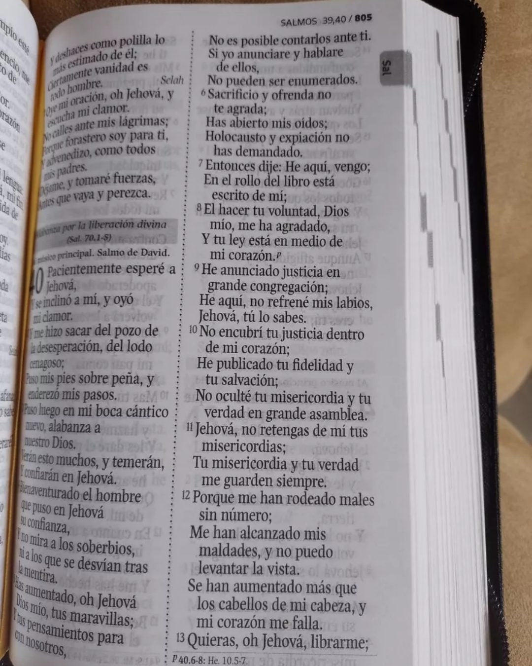 Biblia RVR60 Letra Grande 14 pts con ayudas Digitales - Café