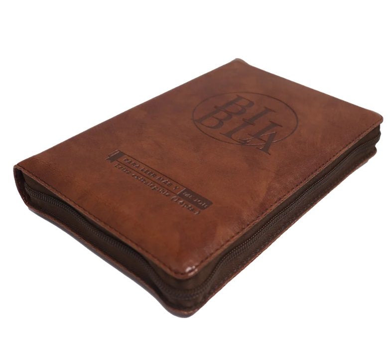 Biblia RVR60 Letra Grande 14 pts con ayudas Digitales - Café