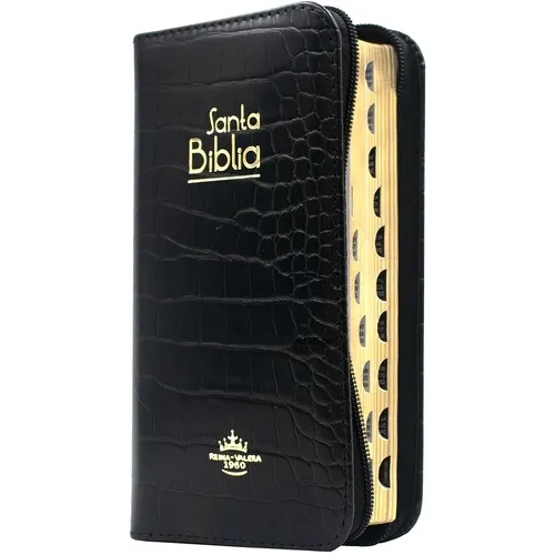 Reina Valera 60 concordancia cierre color negro tamaño agenda