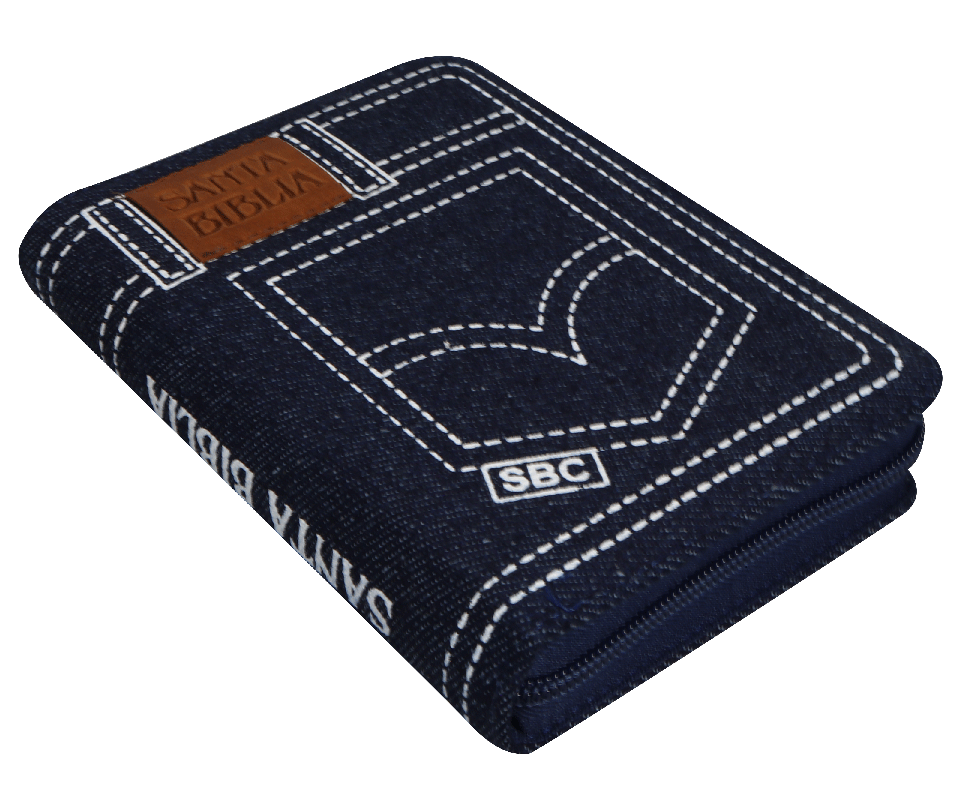 Santa Biblia Rvr1960 Jeans De Bolsillo Cierre