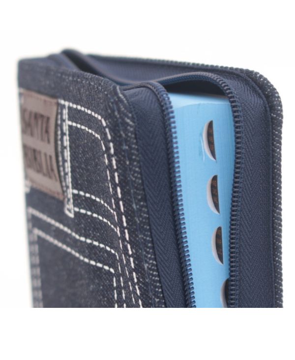 Santa Biblia Rvr1960 Jeans De Bolsillo Cierre