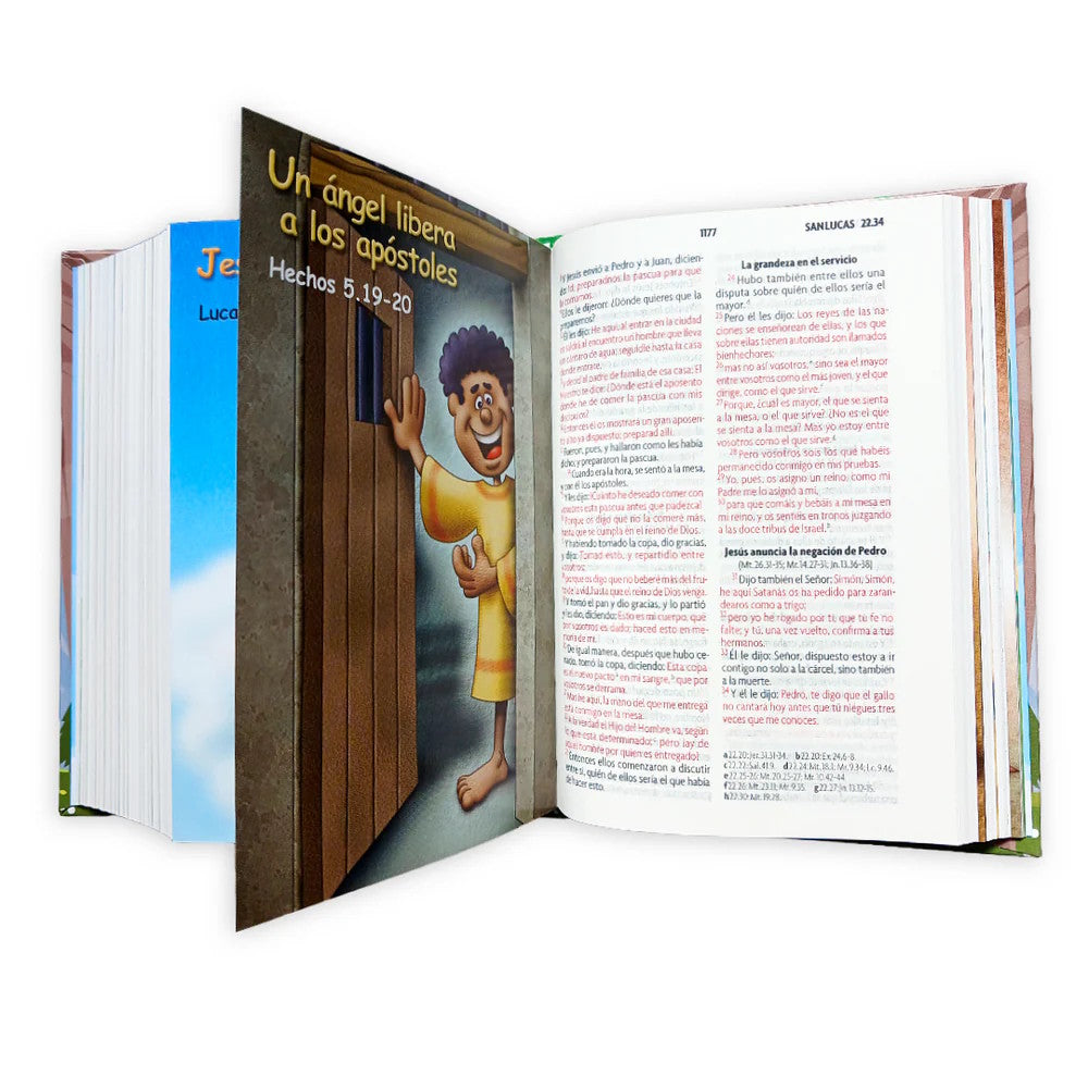 Biblia para niños Amigos por Siempre Reina Valera 1960 Tapa Dura