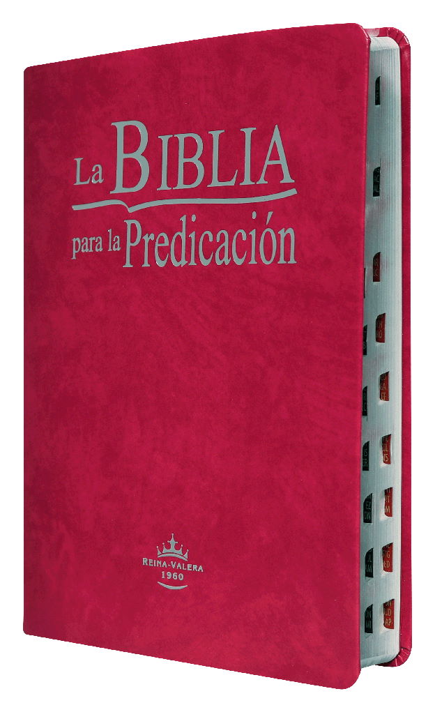 Biblia de la predicación para mujer 10 puntos con índice púrpura