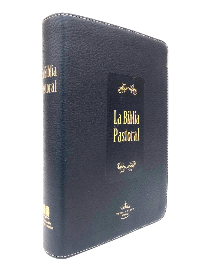 BIblia Reina Valera 1960 Letra Grande Pastoral Azul